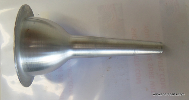  HOBART STYLE #22 ALUM STUFFING TUBE 1/2" DIAM. FOR STUFFING 19MM SHEEP OR COLLAGEN CASINGS